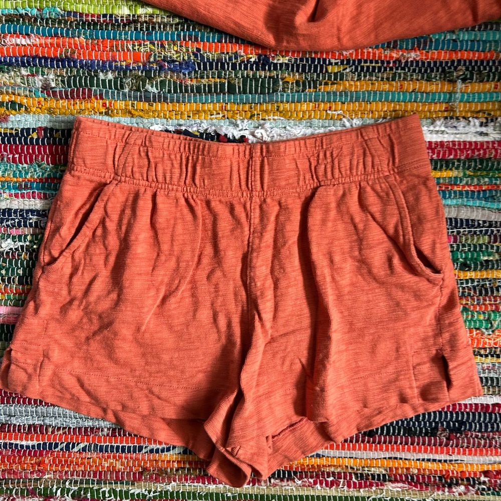 Universal Thread Burnt Orange Lounge Tee and Shorts Set M/S - Picture 4 of 7